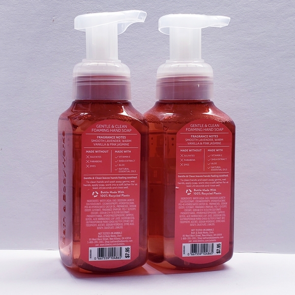 Bath & Body Works COZY CASHMERE Gentle & Clean Foaming Hand Soap, 8.75oz(2 pack) - Picture 3 of 3